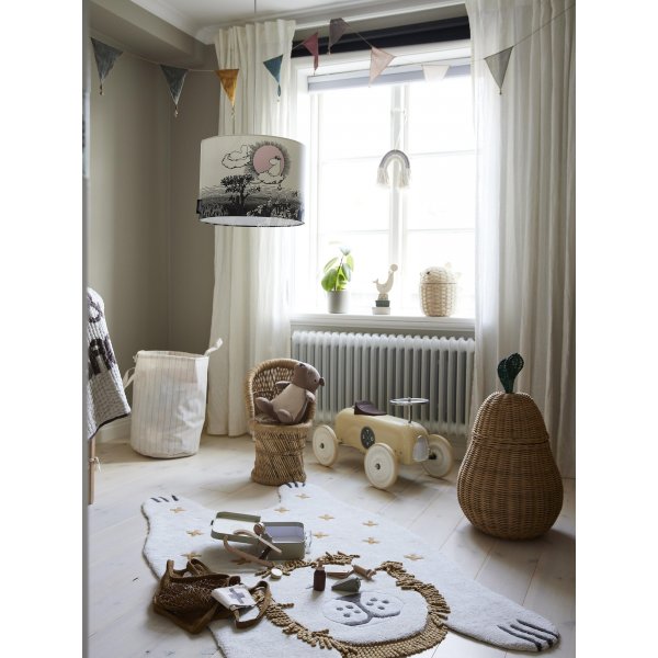 Zylindrischer Mumin-Himmel-Deckenlampenschirm - Sky - 35 cm