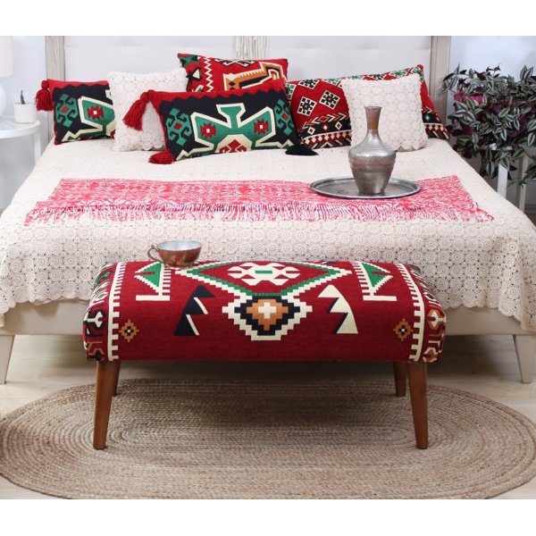 Vezir Hocker - Mehrfarbig