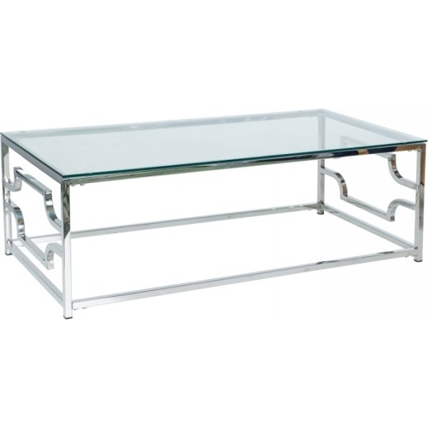 Versace Couchtisch 120 cm - Transparent