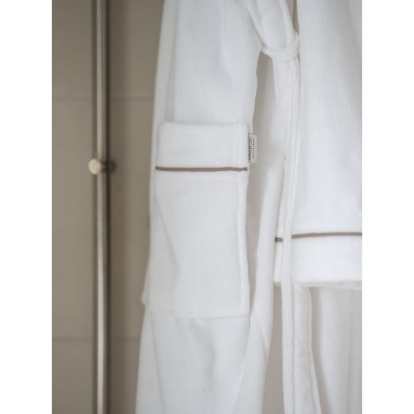 Carlton-Bademantel - Wei