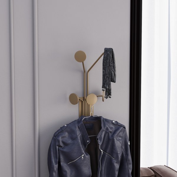 Giraffen-Kleiderbgel - Gold