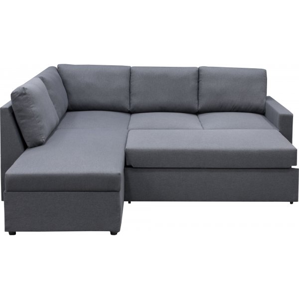 Schlafsofa Dream mit Stauraum (Ecksofa) rechts - Dark Grey