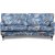 Spirit 3-Sitzer gebogenes Howard-Sofa aus Stoff mit Blumenmuster - Eden Parrot Blue