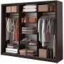 Mervyn Kleiderschrank mit Spiegel - Wenge