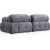 Petite 2-Sitzer-Sofa - Grau