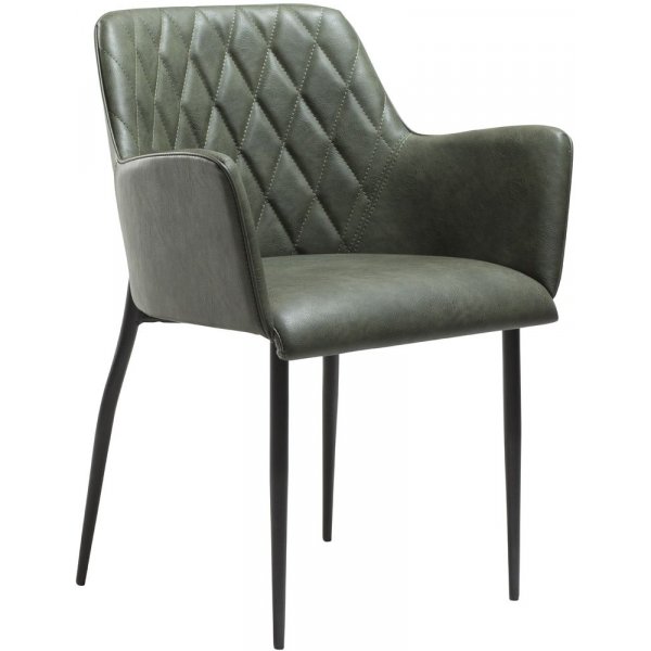 Rombo Sessel - Vintage grn / schwarz