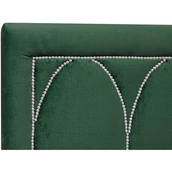 Kopfteil Dalarö (Smaragdgrüner Samt) - Beliebige Breite Kopfteil Dalarö (Smaragdgrüner Samt) - Beliebige Breite