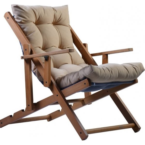 Ruhe-Liegestuhl - Beige
