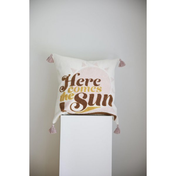 Sonnenkissenbezug 45 x 45 cm - Puderrosa