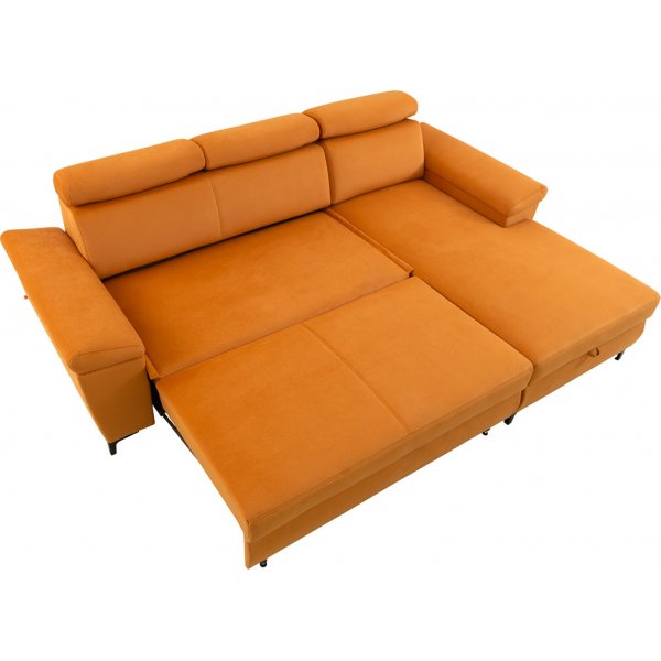 Santi Schlafsofa rechts - Orange