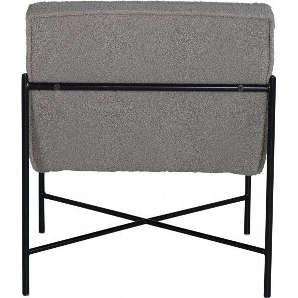 Sessel Tetra - Teddy in Graubeige Sessel Tetra - Teddy in Graubeige