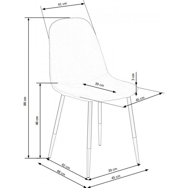 Cadeira Esszimmerstuhl 379 - Grün Cadeira Esszimmerstuhl 379 - Grün