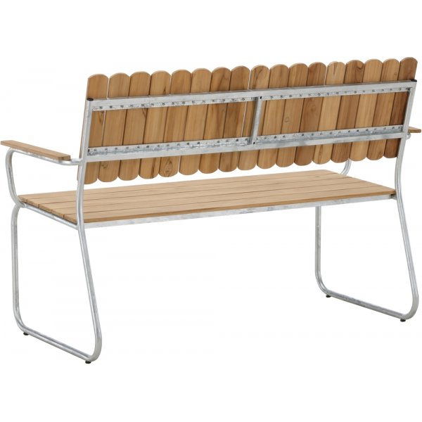 Holmsund Bank - Natur/Silber