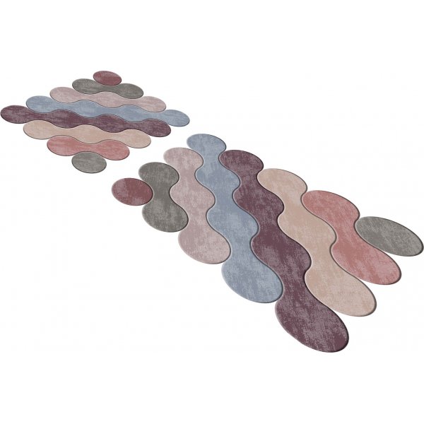 Punkte Badezimmermatte - Lila Punkte Badezimmermatte - Lila