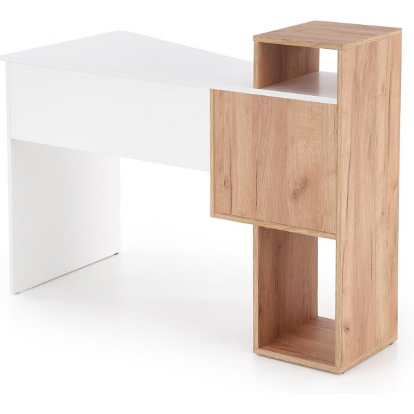 Spurs Schreibtisch 122x57 cm - Eiche/wei