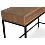 Stilo V.2 Schreibtisch mit Schublade 120 cm Eiche gelt