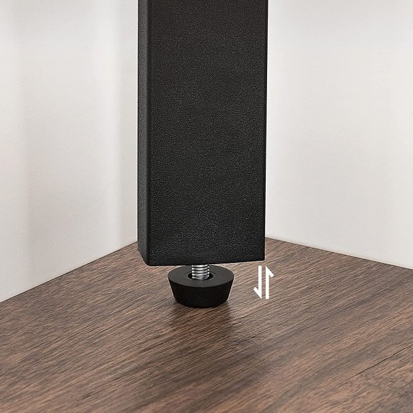 Nilla Eckregal 125 cm - Braun/Schwarz Nilla Eckregal 125 cm - Braun/Schwarz