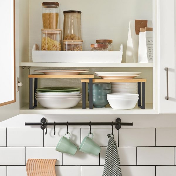 Spezia Gewrzregal, 2 Stck - Beige/Schwarz