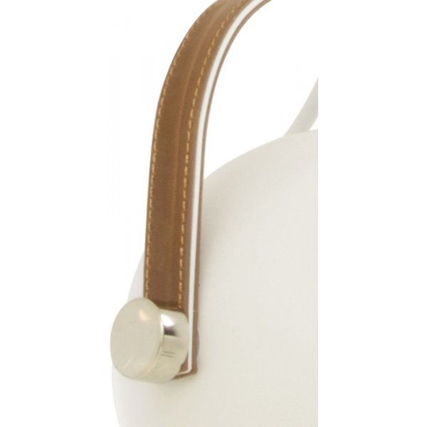 Deckenleuchte Bow - Wei�/Braun/Silber