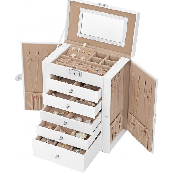 Jade-Schmuckkästchen - Weiß Jade-Schmuckkästchen - Weiß