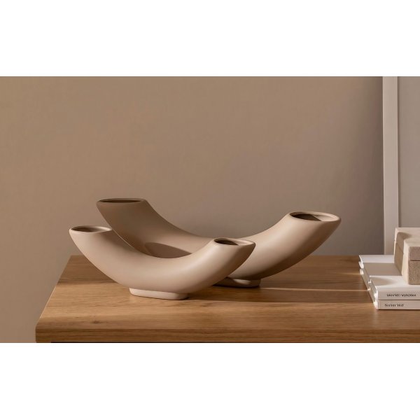 Tubo-Vase - Hellbraun Tubo-Vase - Hellbraun