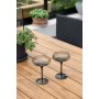 Garcia Outdoor-Essset mit 4 Malina-Sthlen - Schwarz/Natur