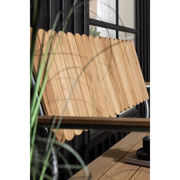 Holmsund Bank - Natur/Silber