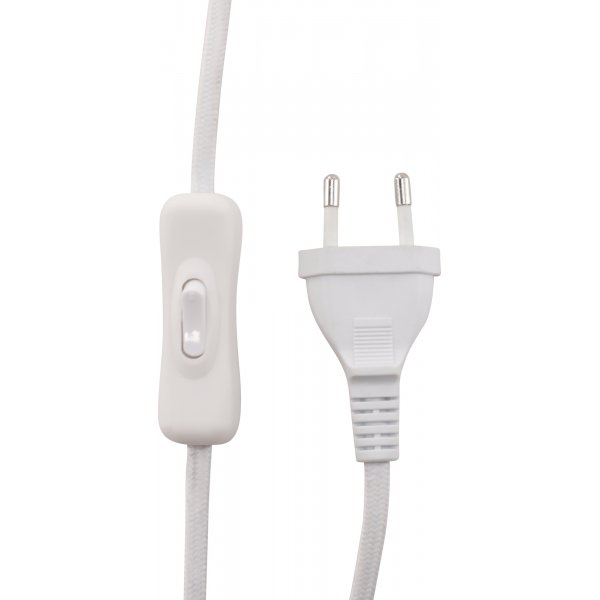 Troyes Wandleuchte - Hellgrau/Wei