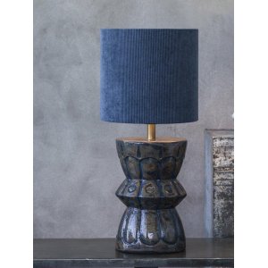 Larry Tischlampe - Blau - 54 cm