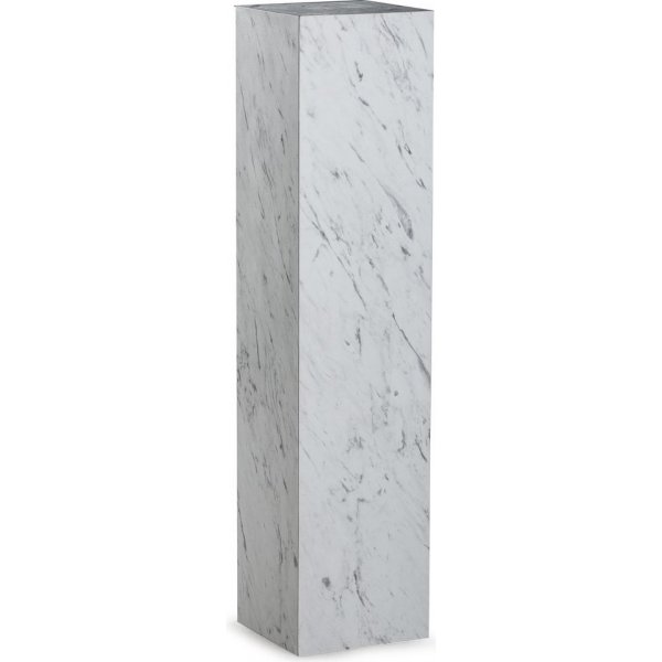 Steinsockel 90 cm - Weier Marmor (Laminat)