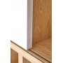 Desert Bcherregal 110 cm - Eiche/wei